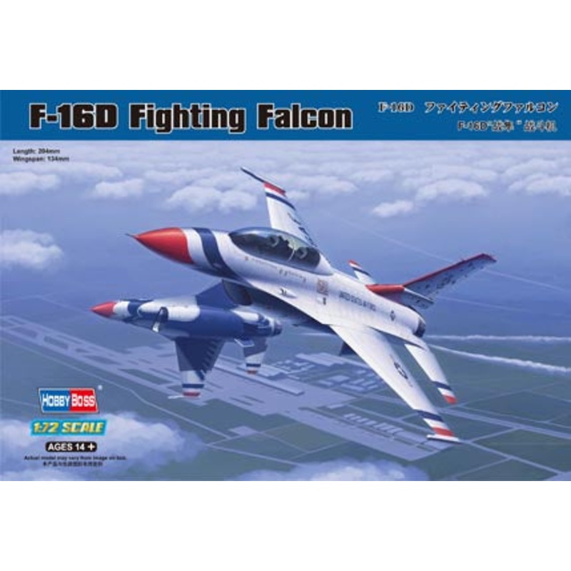 Hobby Boss – 1/72 F-16D Fighting Falcon (80275)