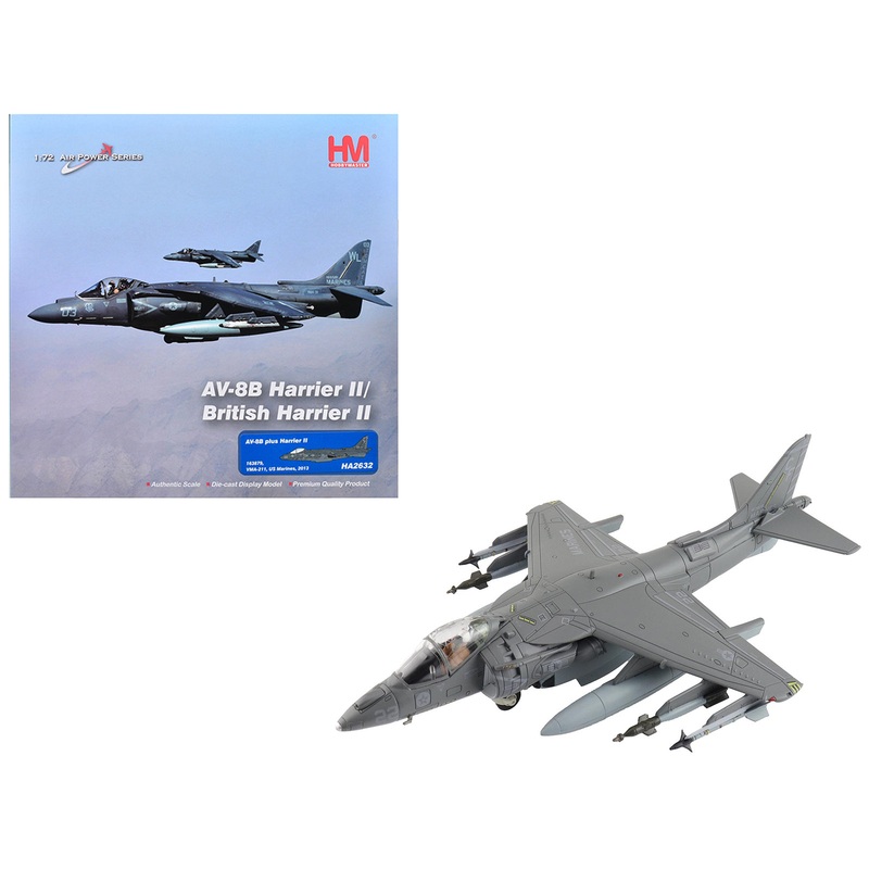 McDonnell Douglas AV-8B Plus Harrier II Aircraft “163879 VMA-211” (2013) United States Marine Corps “Air Power Series” 1/72 Diecast Model by Hobby Master