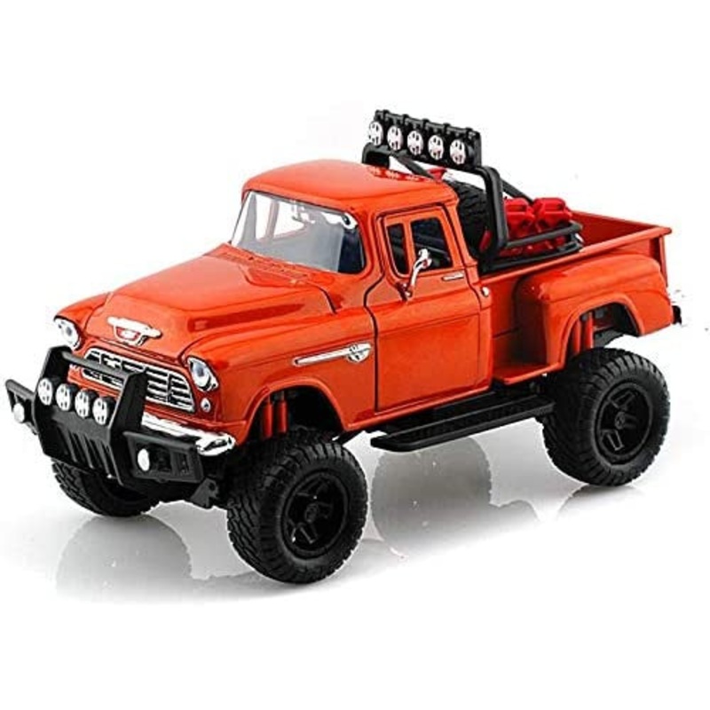 Motor Max – 1/24 Chevy Stepside 5100 Off Road 1955 (Orange)