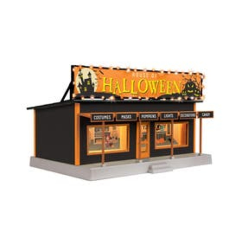 MTH 30-90728  O Halloween Road Side Stand w/Operating Lights