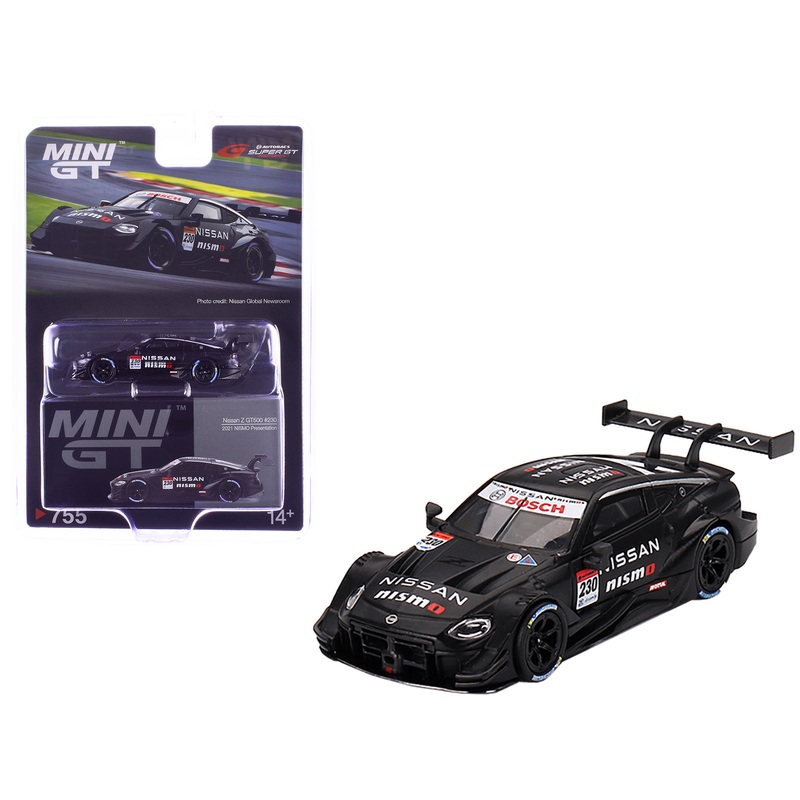 Nissan Z GT500 #230 “NISMO Presentation” “Super GT Series” (2021) Limited Edition 1/64 Diecast Model Car by Mini GT