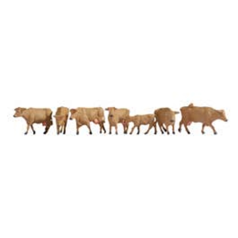 NOCH 15727  HO Cows Brown (7 pcs)