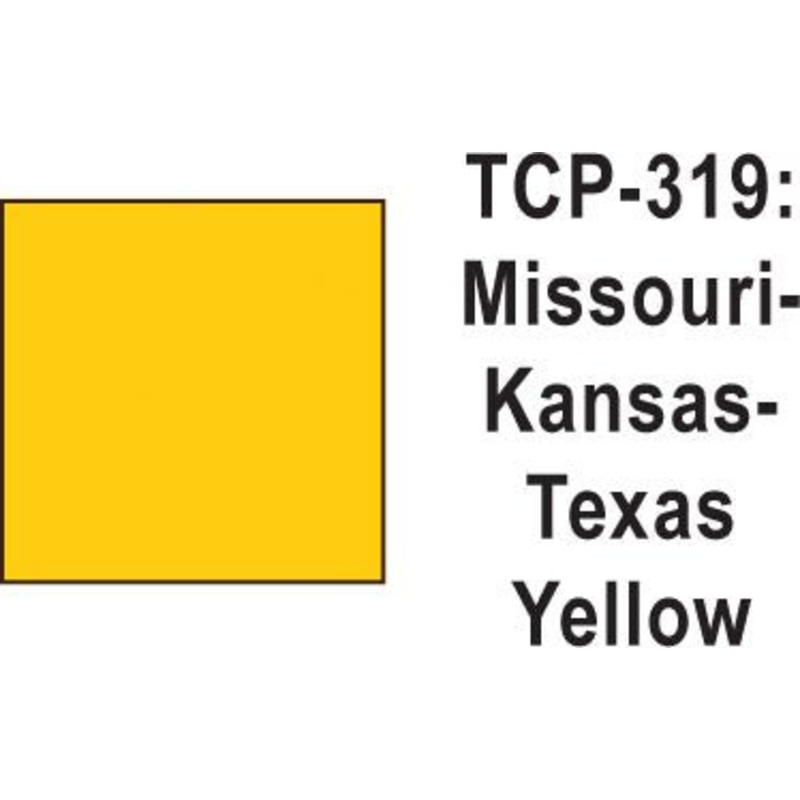 Tru Color TCP-319 Missouri Kansas Texas Yellow Paint 1 ounce