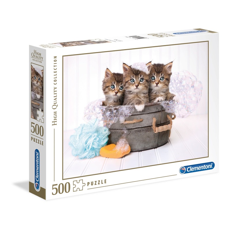 Clementoni – Kittens & Soap (500pcs)