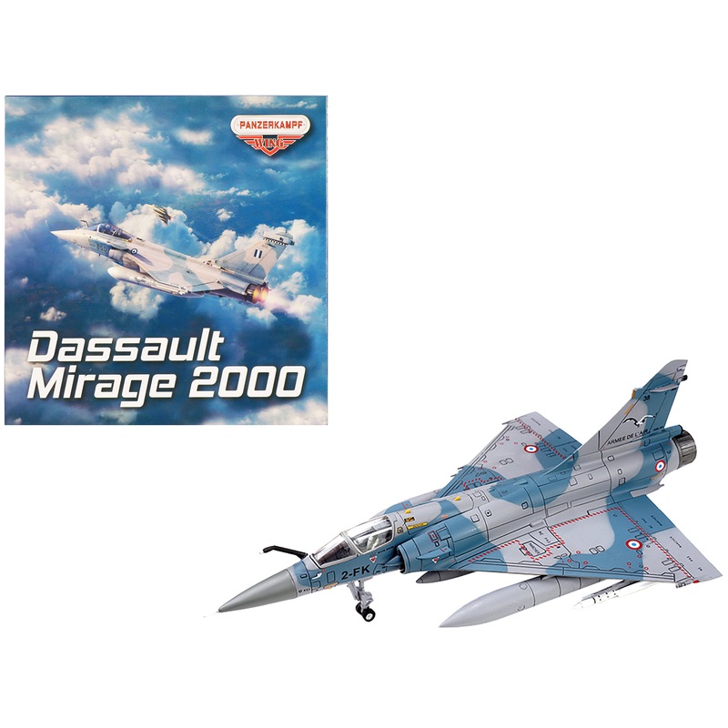 Dassault Mirage 2000-5F Fighter Aircraft “2-FK Cigognes” French Air Force “Wing” Series 1/72 Diecast Model by Panzerkampf