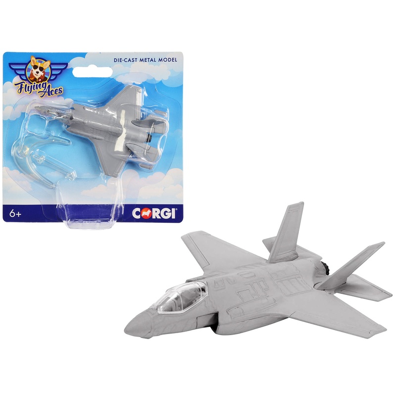 Lockheed Martin F-35 Lightning Fighter Aircraft “Flying Aces” Series Diecast Model by Corgi