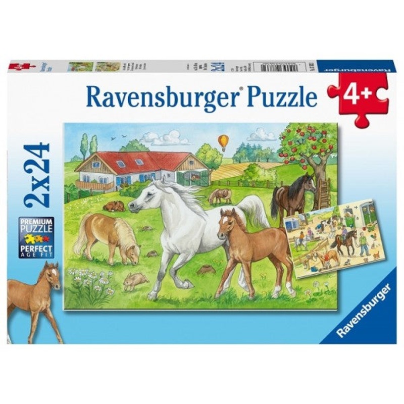 Ravensburger – At The Stables (2x24pcs)