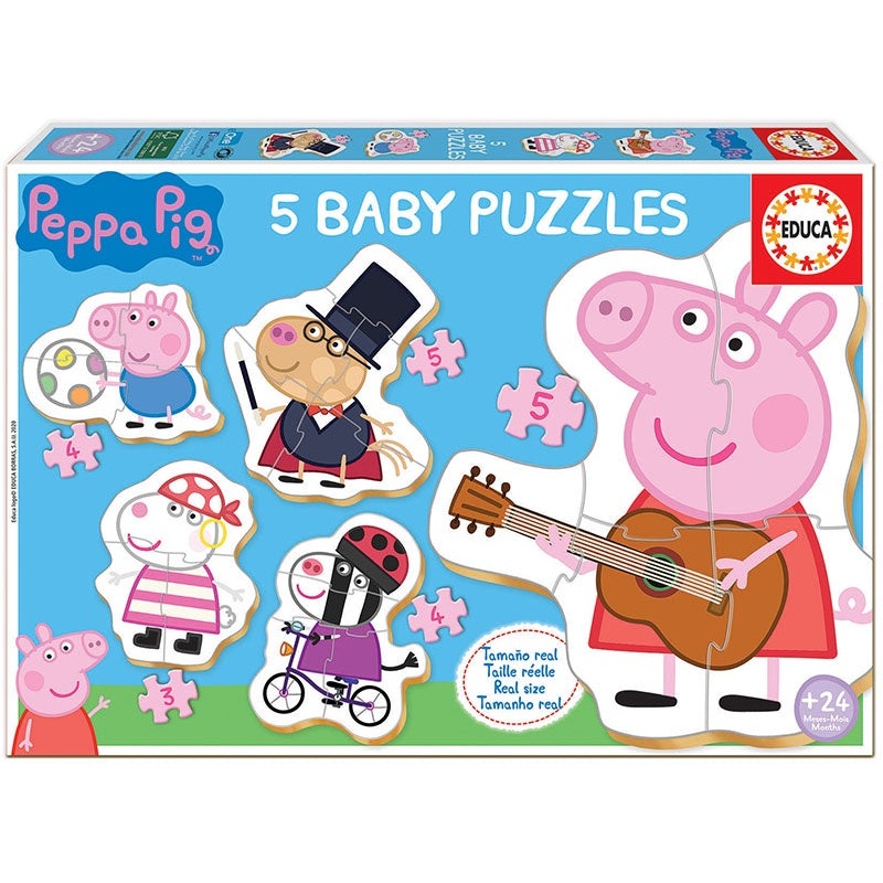Educa – Baby Puzzle Peppa Pig 2 (5 Asst)