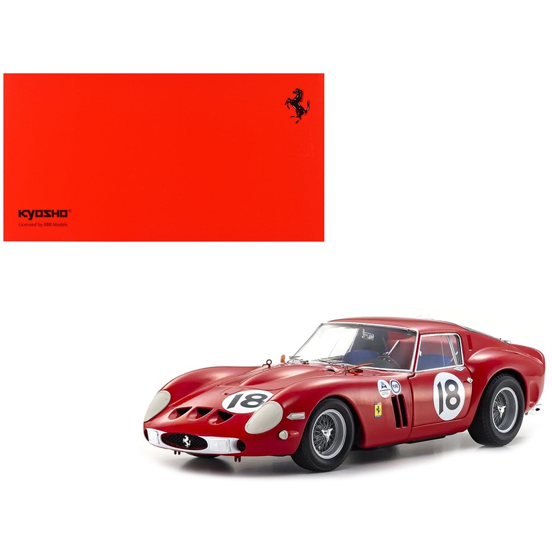 Ferrari 250 GTO #18 Pedro Rodriguez Winner “Daytona 3 Hours” (1963) 1/18 Diecast Model Car by Kyosho