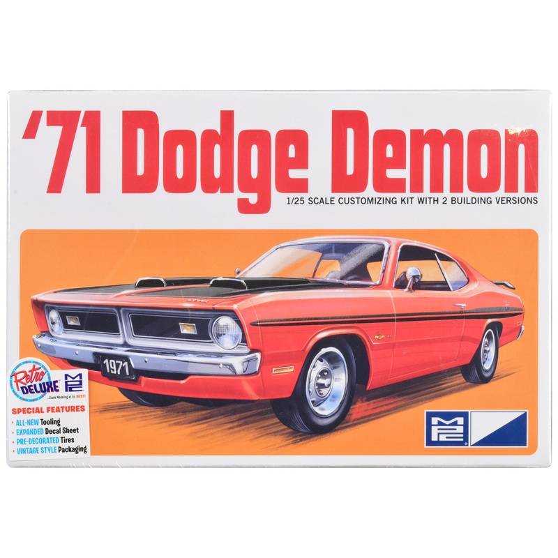 Skill 2 Model Kit 1971 Dodge Demon 1/25 Scale Model by MPC