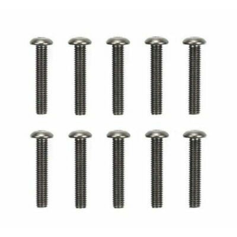 Tamiya – 3x16mm Steel Hex Head Screws (10)