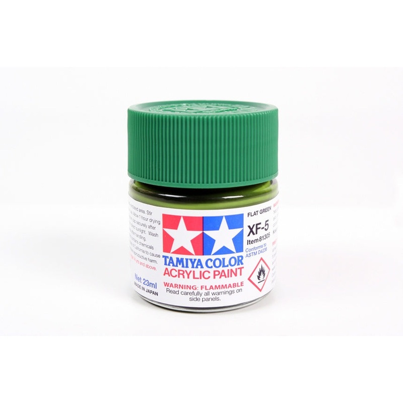 Tamiya – XF-5 Flat Green Acrylic (23ml)