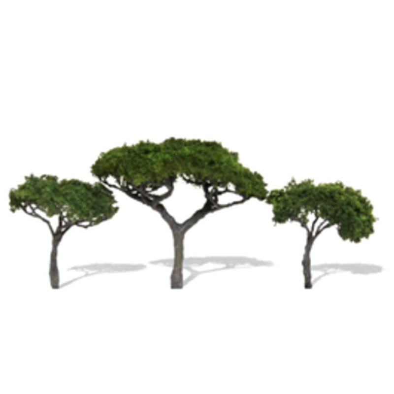 Woodland Scenics TR3555 Canopy Trees – 2.3″ – 3.3″ (set of 3)