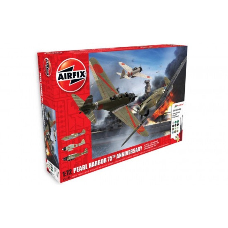 Airfix – 1/72 Pearl Harbour – 75th Anniversary (No Paints-brushes)