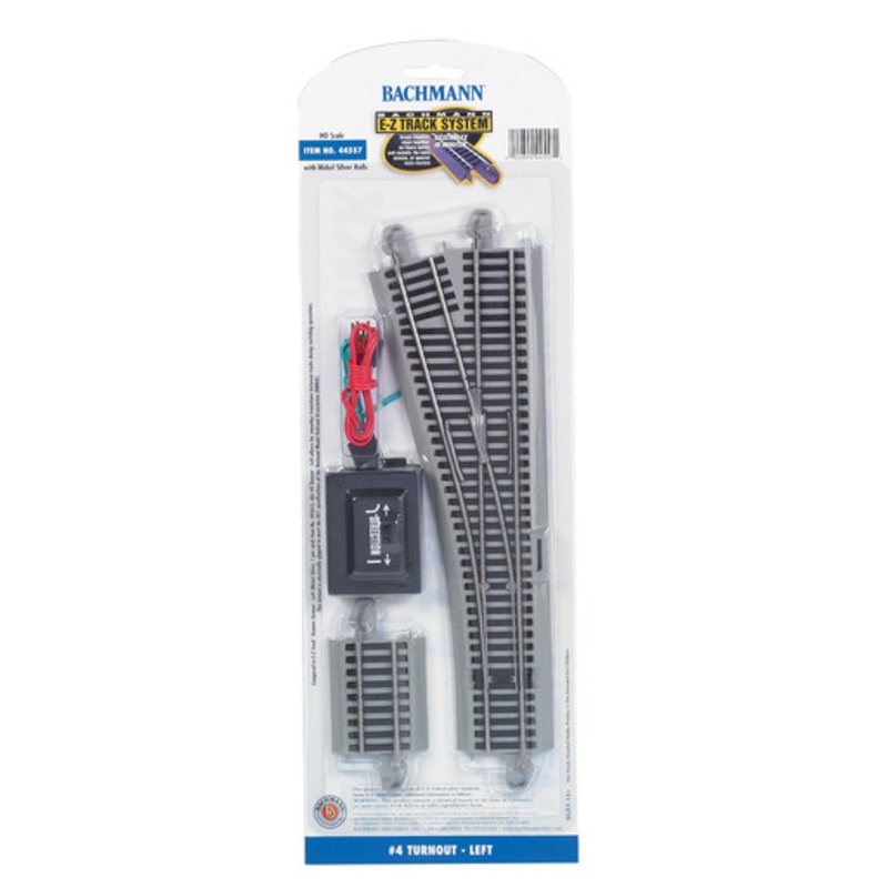Bachmann 44557 HO Scale #4 Turnout Left