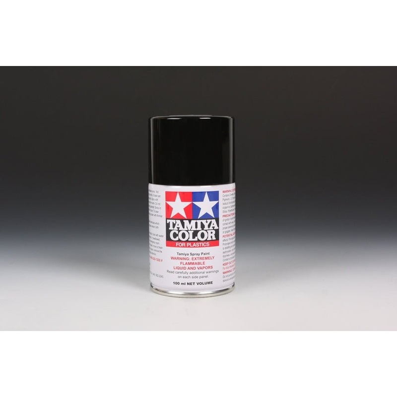 Tamiya 85029 TS-29 Semi Gloss Black Spray Paint, 3.4 ounce