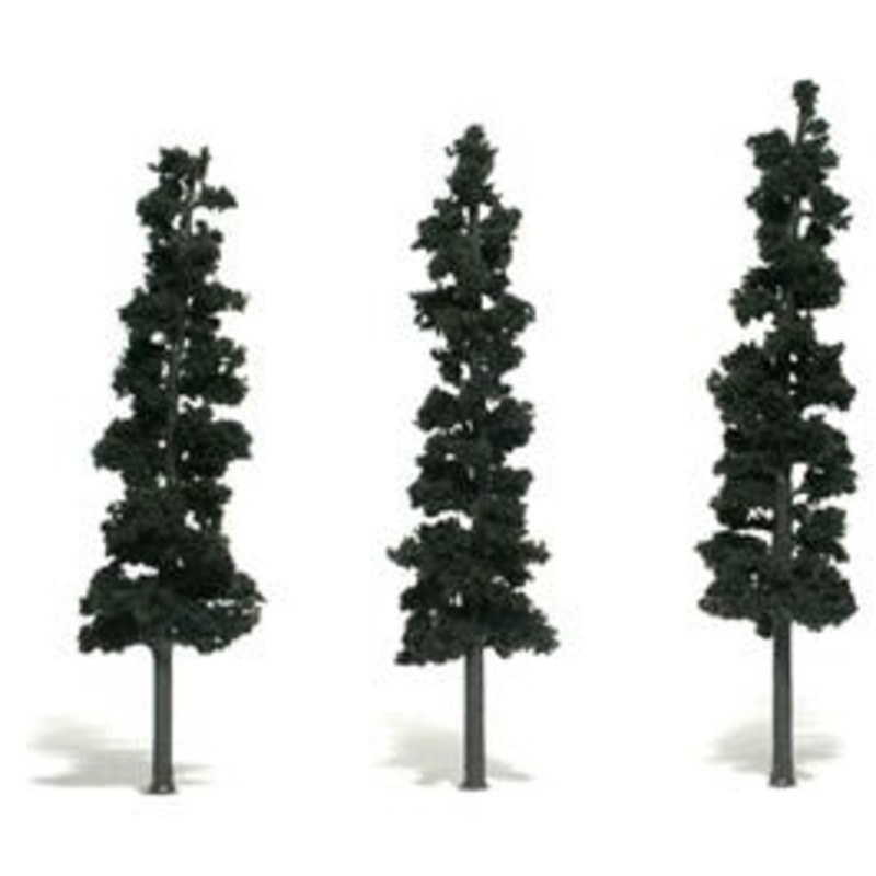 Woodland Scenics TR1563 3 Pine Trees (Conifer Green)
