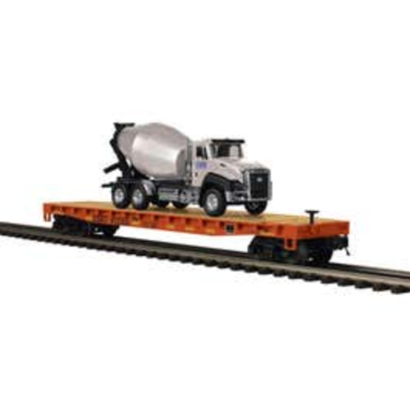 MTH 20-95837  O CSX Flat Car with Cement Truck