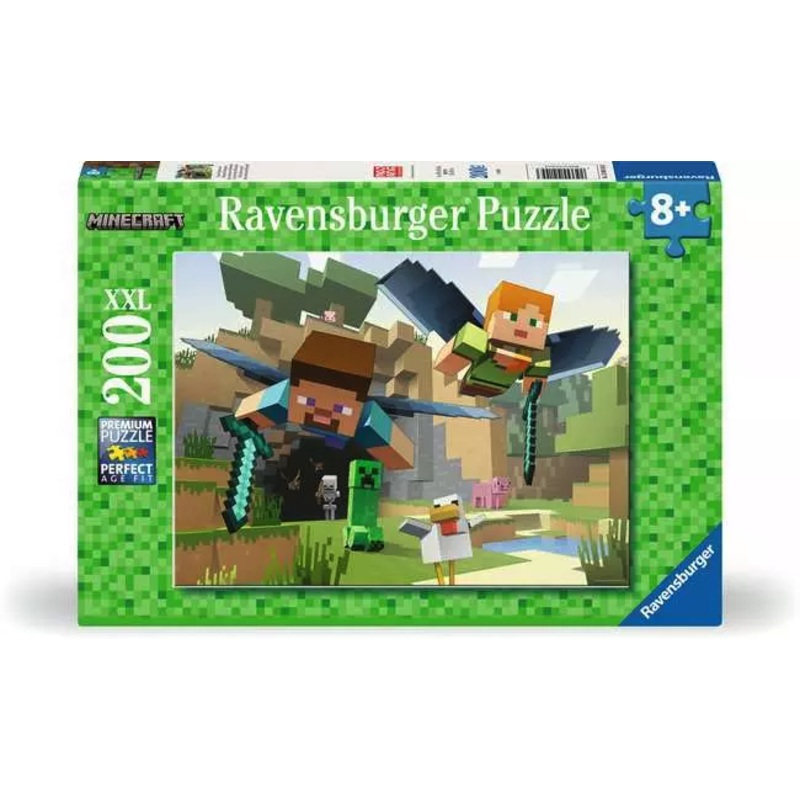 Ravensburger – Minecraft Adventures (200pcs) XXL Puzzle