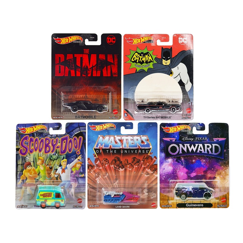 “Retro Entertainment 2022” G Case 5 piece Set Diecast Model Cars by Hot Wheels