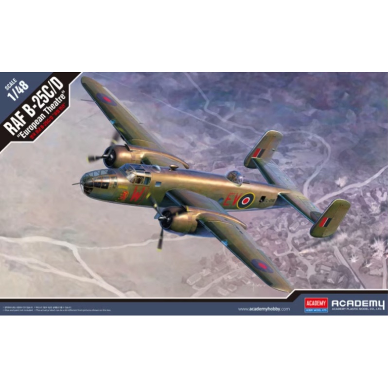 Academy – 1/48 RAF B-25C/D “European Theatre”