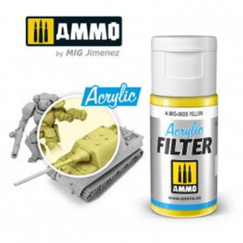 AMMO – 0825 Acrylic FILTER Yellow