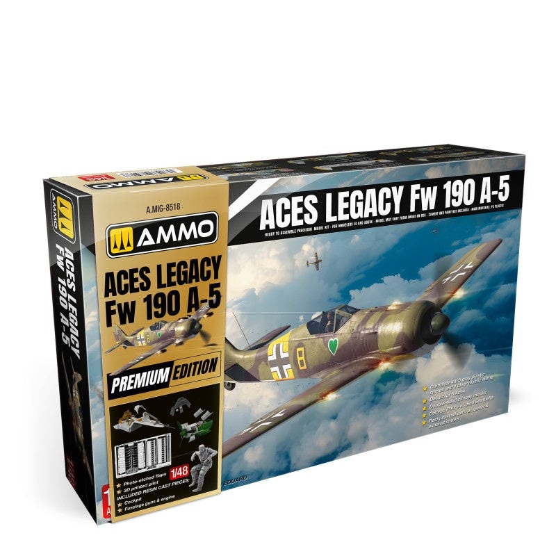 AMMO – 1/48 Aces Legacy Focke Wulf 190 A-5 Premium Edition