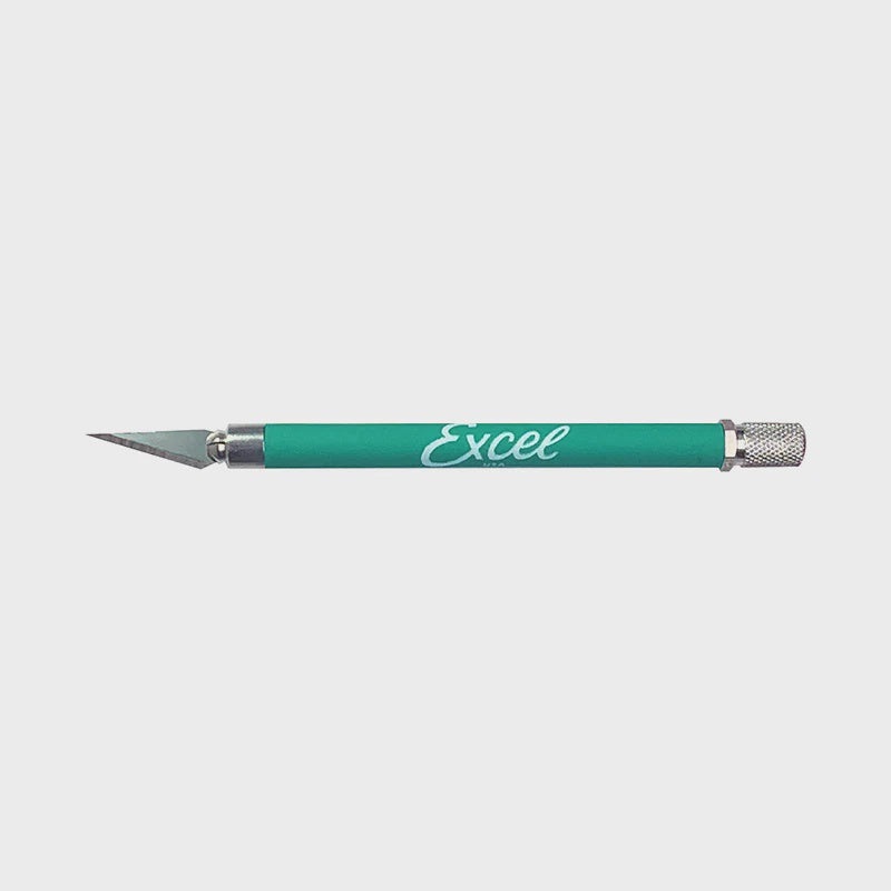 Excel – Knife #1 Green Grip w/ Safety Cap