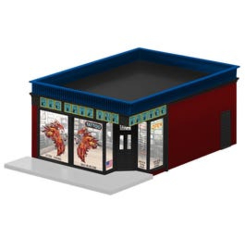 Lionel 2129010 O Big Tatz Ink Tatoo Parlor  Built up