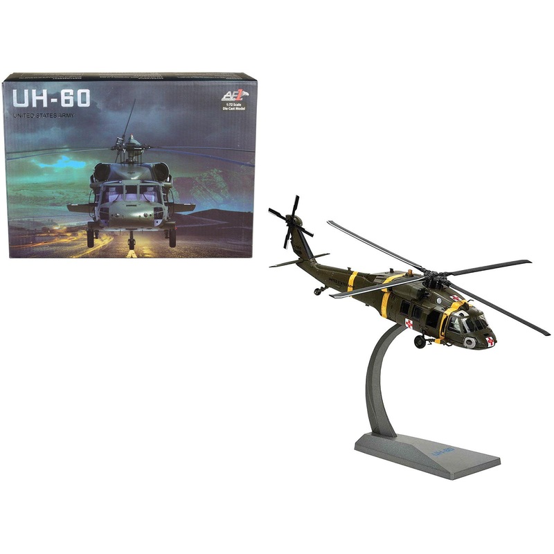 Sikorsky UH-60 Black Hawk Helicopter “377th Medical Co Camp Humphreys South Korea” United States Army (2007) 1/72 Diecast Model by Air Force 1