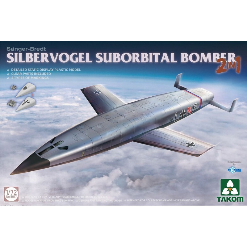 Takom – 1/72 Sanger-Bredt Silbervogel Suborbital Bomber