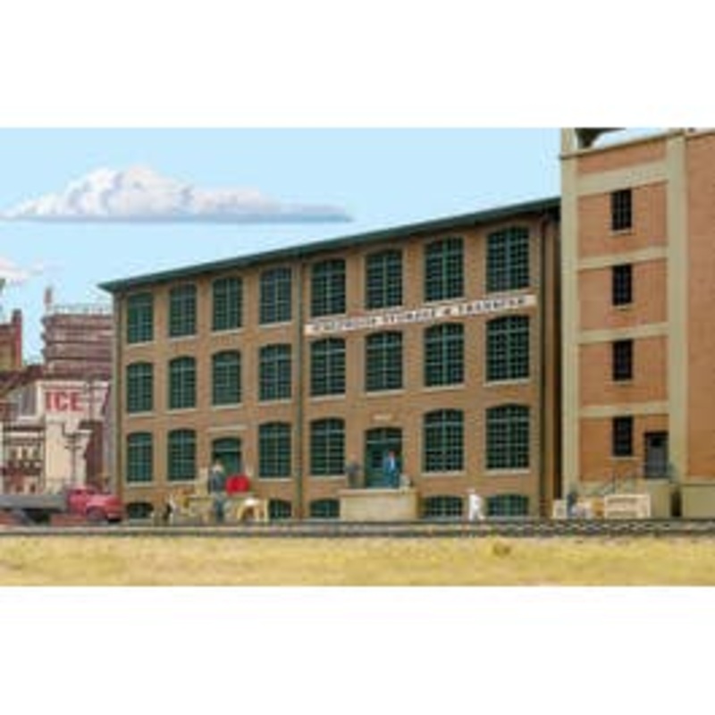 Walthers #933-3189 Fireproof Storage & Transfer Background Building — Kit