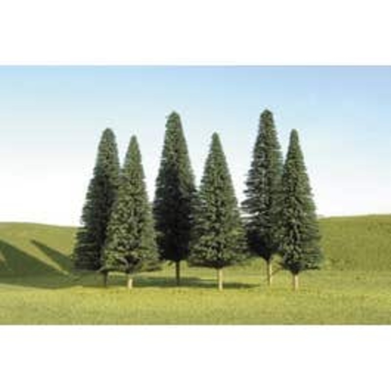 Bachmann 32201 O 8″ – 10″ Pine Trees three pieces per pack