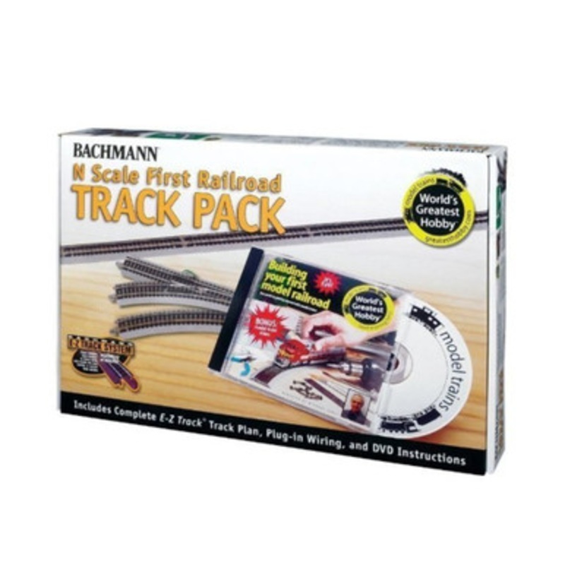 Bachmann 44896 N Scale E-Z Track World’s Greatest bby Track Pack