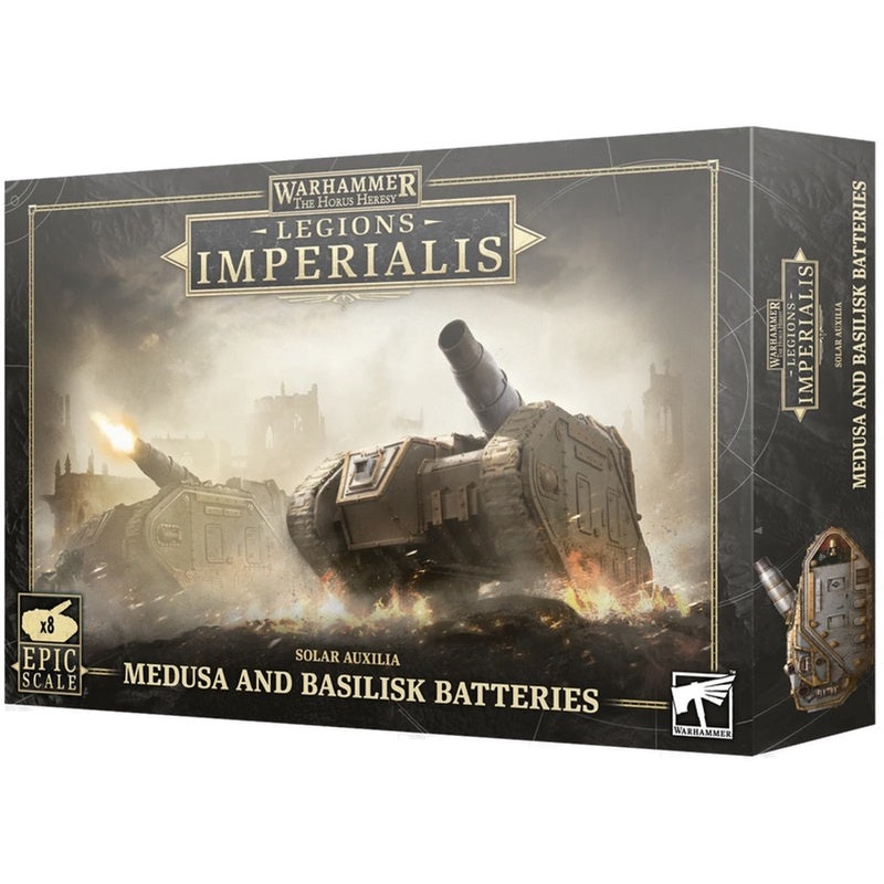 GW – Legions Imperialis: Solar Auxilia Medusa & Basilisk Batteries (03-16)