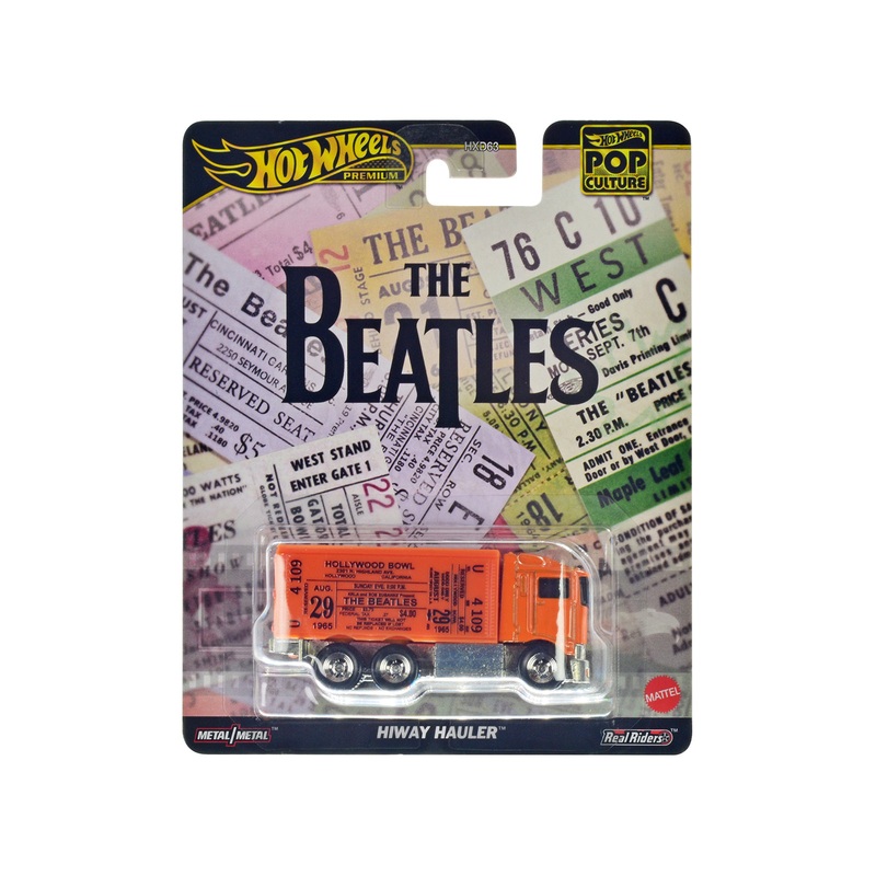 Hiway Hauler Orange with Concert Ticket Graphics “The Beatles” “Pop Culture” Series Diecast Model Car by Hot Wheels