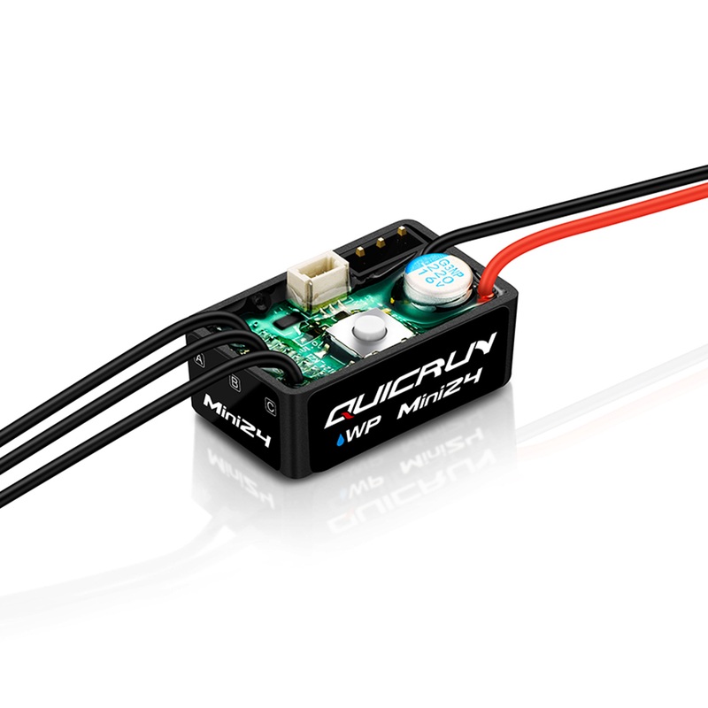 HobbyWing – QUICRUN WP-MINI24 Waterproof Brushed & Brushless ESC (1 pc)
