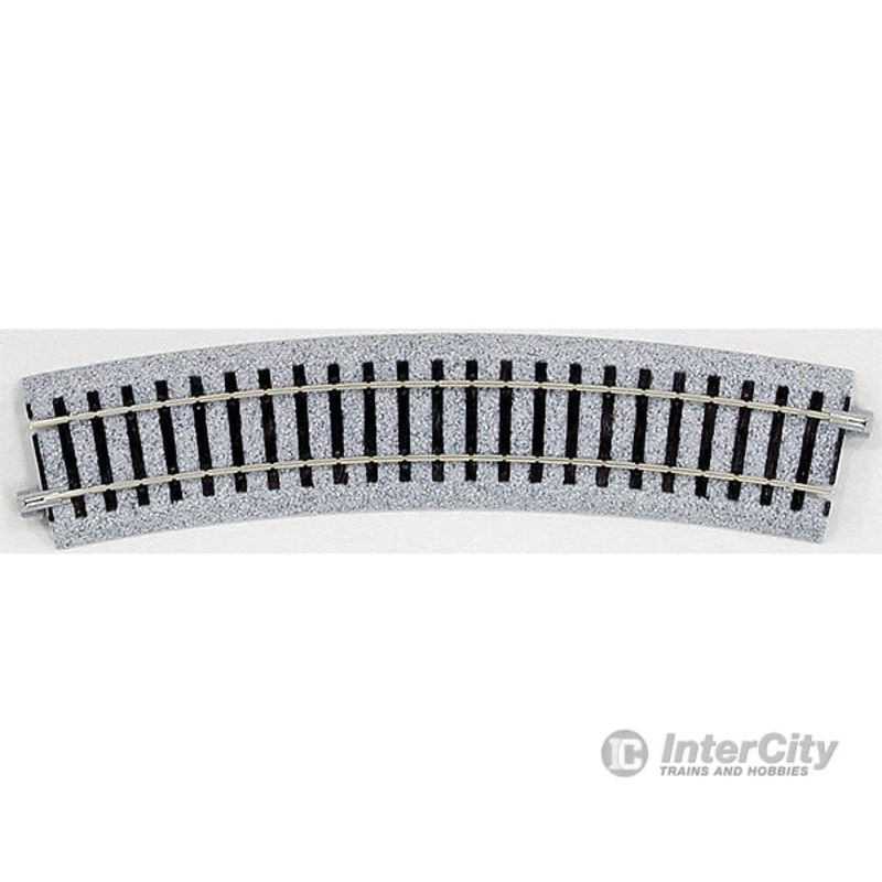Kato HO 2270 Curved Roadbed Track Section – Unitrack — 22.5-Degree Section, 19-1/4″ 490mm Radius pkg(4)