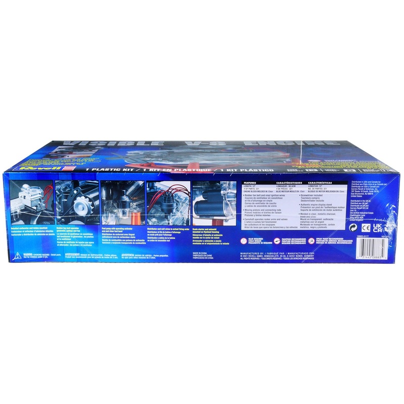 Level 5 Model Kit Visible V-8 Engine 1/4 Scale Model by Revell