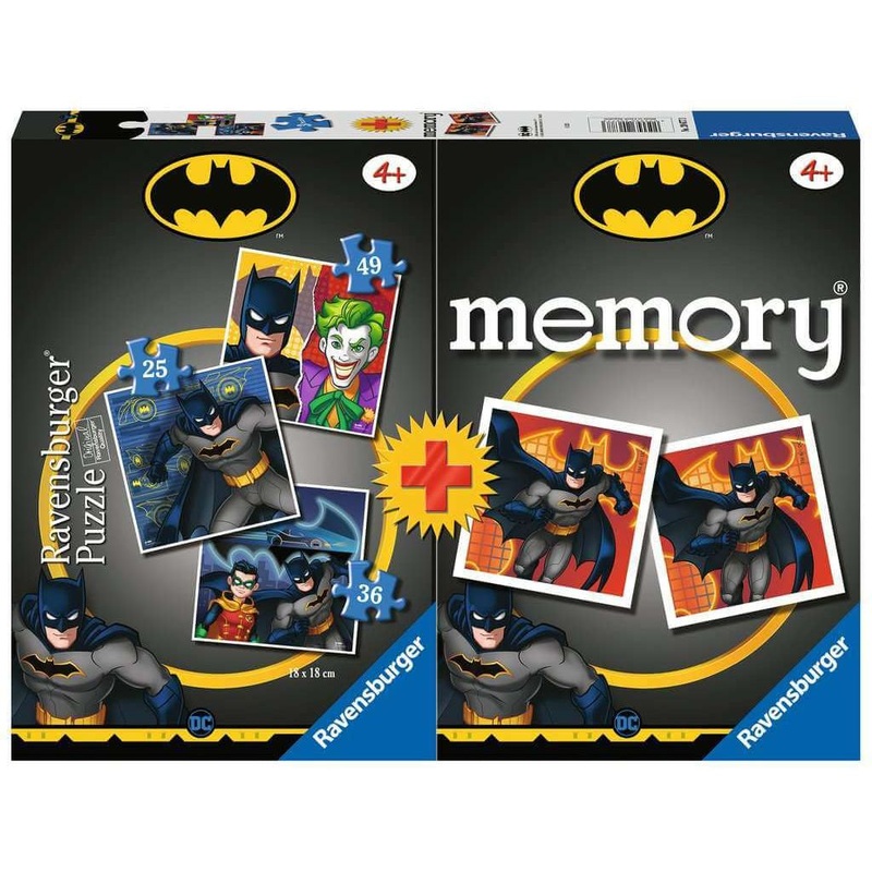 Ravensburger – Memory Batman (3in1 Puzzle 25-36-49pcs)