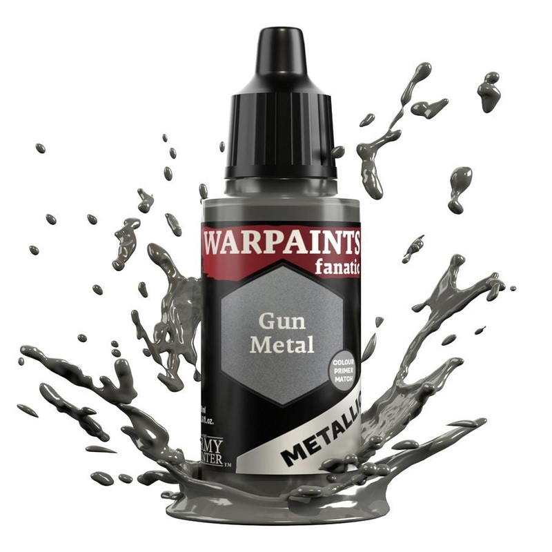 Warpaints Fanatic Metallic: Gun Metal  (WP3193) (18ml)