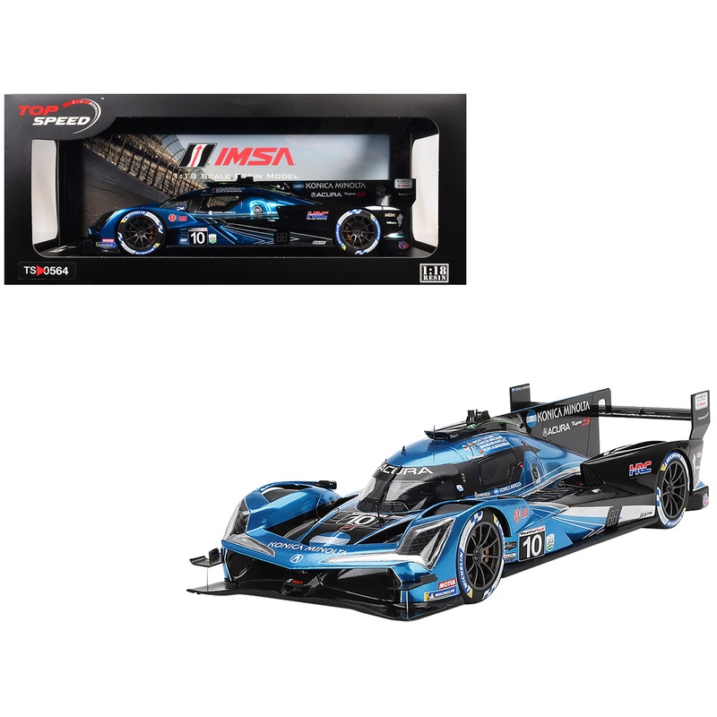 Acura ARX-06 GTP #10 Filipe Albuquerque – Marcus Ericsson – Brendon Hartley – Ricky Taylor “Wayne Taylor Racing with Andretti” IMSA “24 Hours of Daytona” (2024) 1/18 Model Car by Top Speed