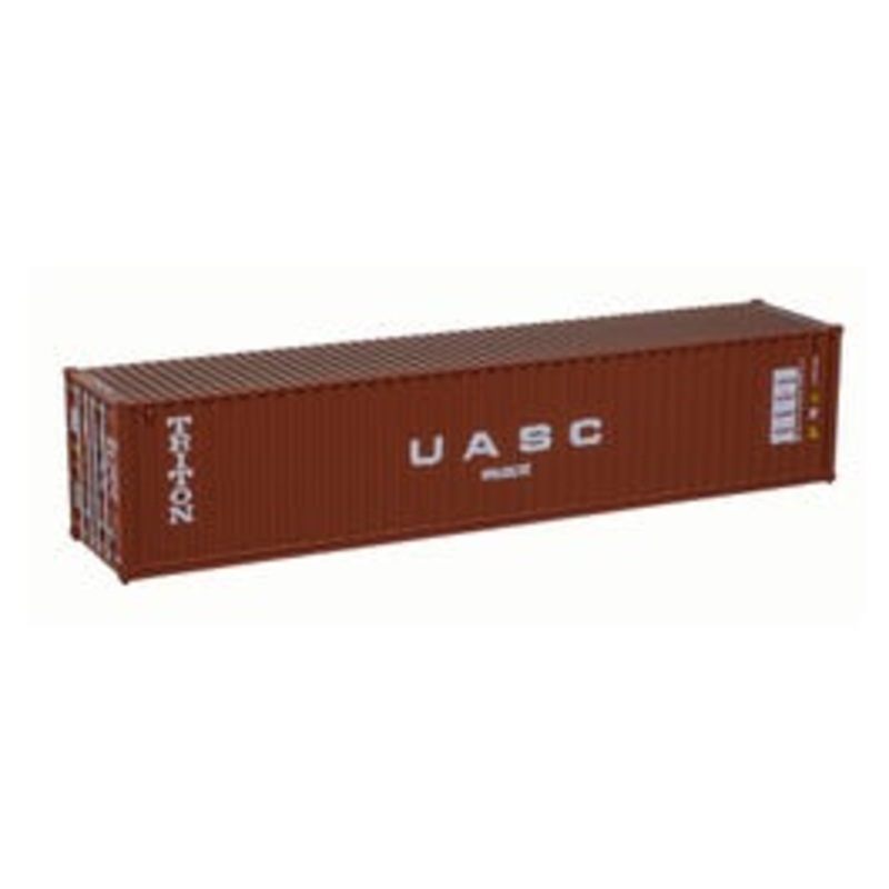 Atlas 50006828 N MASTER 40' STANDARD HEIGHT CONTAINER TRITON / UNITED ARAB SHIPPING CO. [TTNU] SET 1