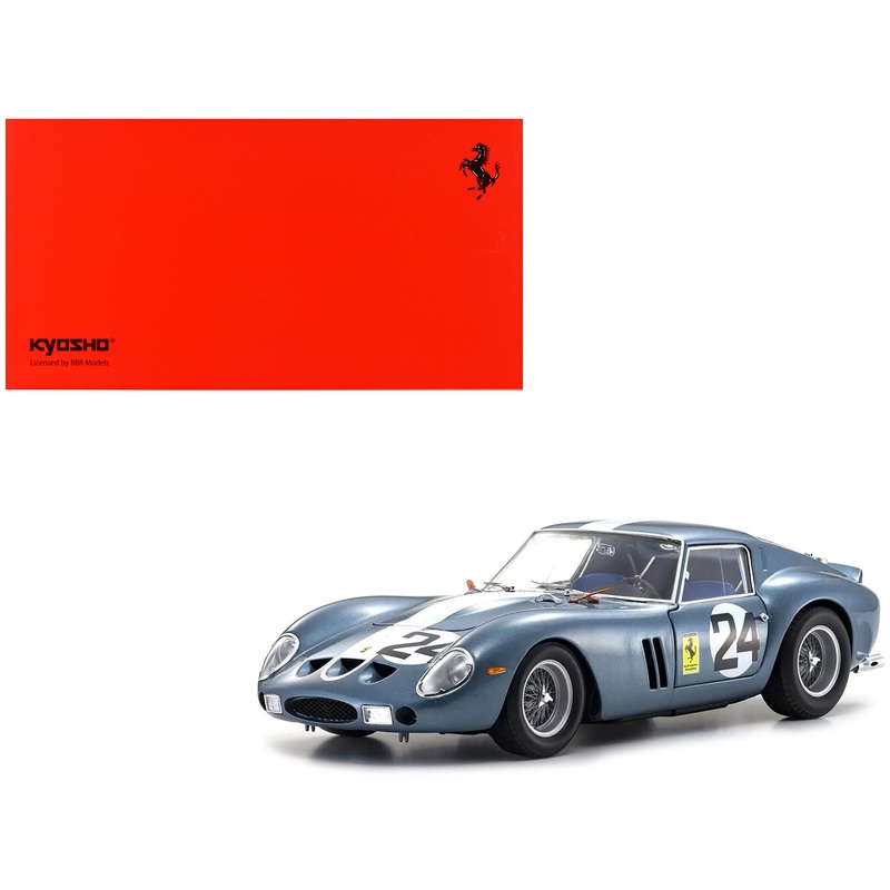 Ferrari 250 GTO #24 Phil Hill – Olivier Gendebien 2nd Place “Sebring 12 Hours” (1962) 1/18 Diecast Model Car by Kyosho