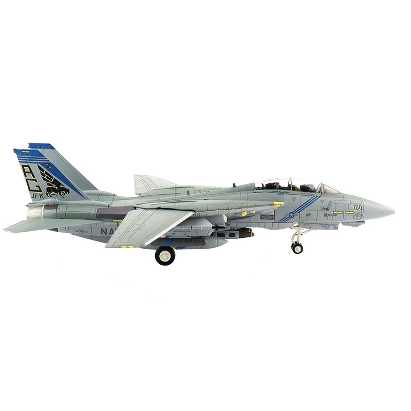 Grumman F-14B Tomcat Fighter Aircraft “OEF VF-143 ‘Pukin Dogs'” (2002) “Air Power Series” 1/72 Diecast Model by Hobby Master