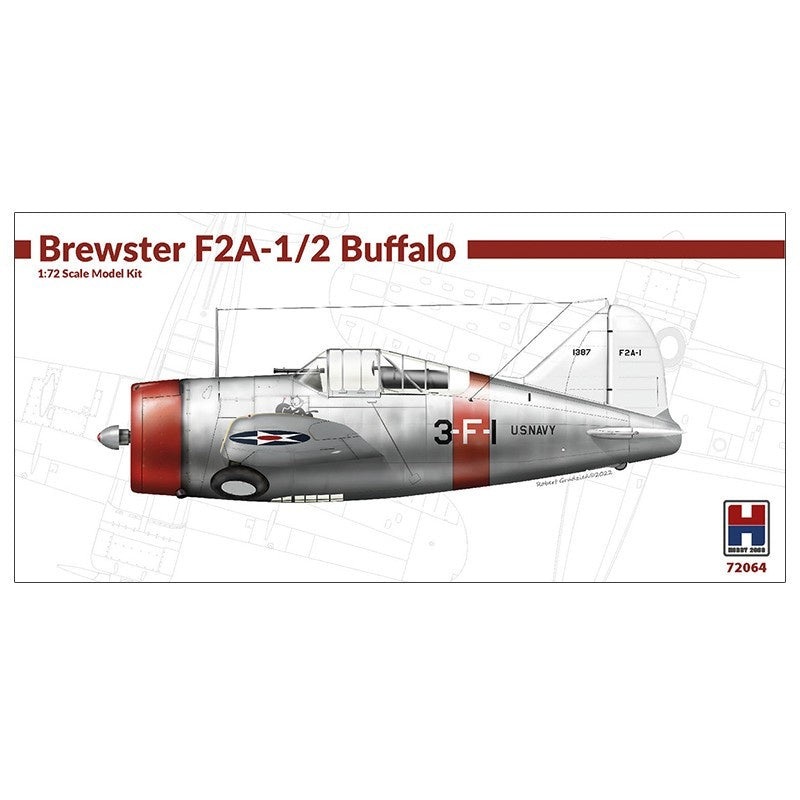 Hobby 2000 – 1/72 Brewster F2A-1/2 Buffalo