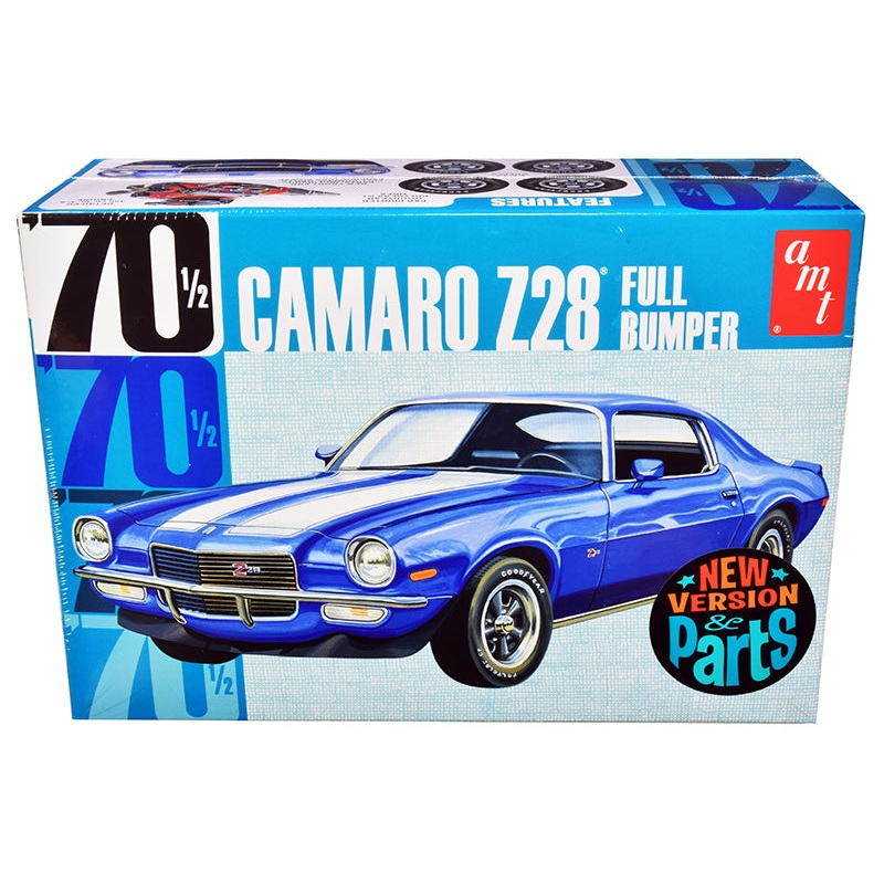 Skill 2 Model Kit 1970 1/2 Chevrolet Camaro Z28 “Full Bumper” 1/25 Scale Model by AMT