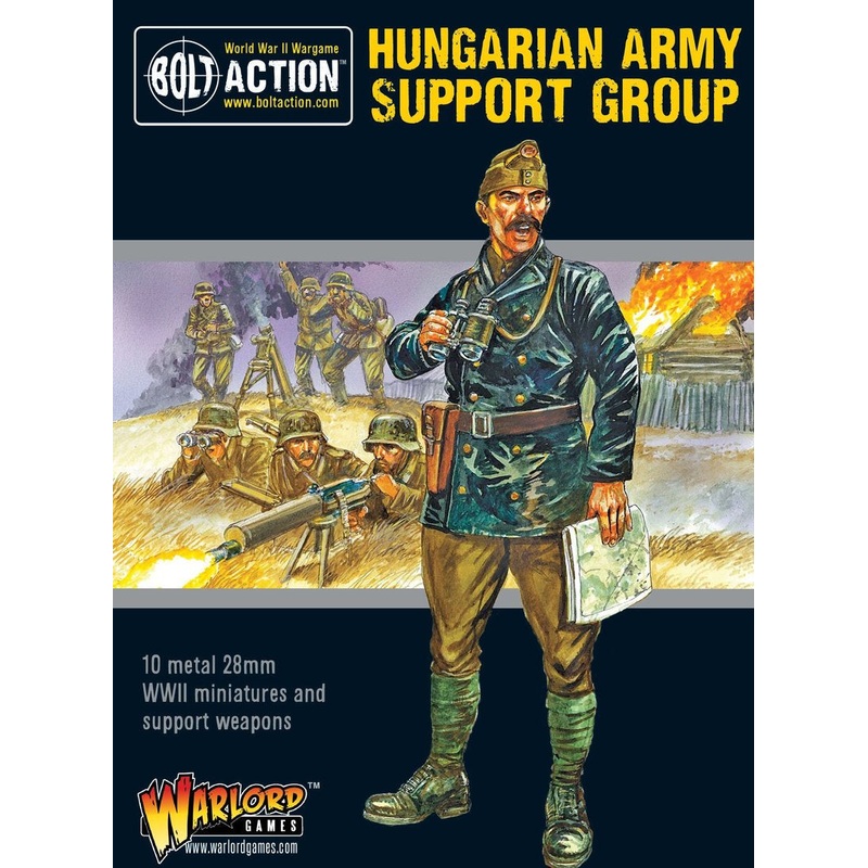 Warlord – Bolt Action: Hungarian Army Support Group (HQ & Mortar & MMG)