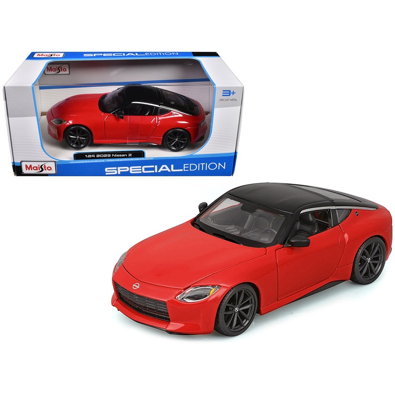 2023 Nissan Z Red with Black Top “Special Edition” Series 1/24 Diecast Model Car by Maisto