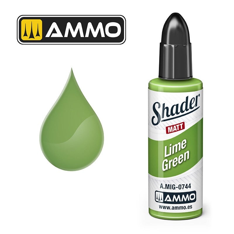AMMO – 0744  Lime Green Matt Shader